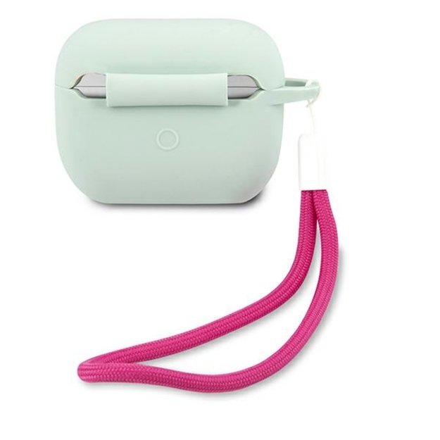 Guess GUACAPLSVSBF AirPods Pro cover blue fuchsia/blue fuschia Silicone Vintage 1