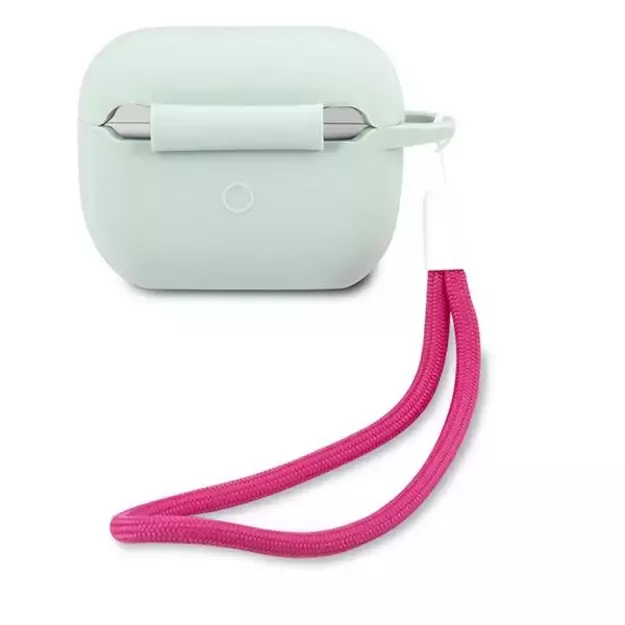 Guess GUACAPLSVSBF AirPods Pro cover blue fuchsia/blue fuschia Silicone Vintage 1