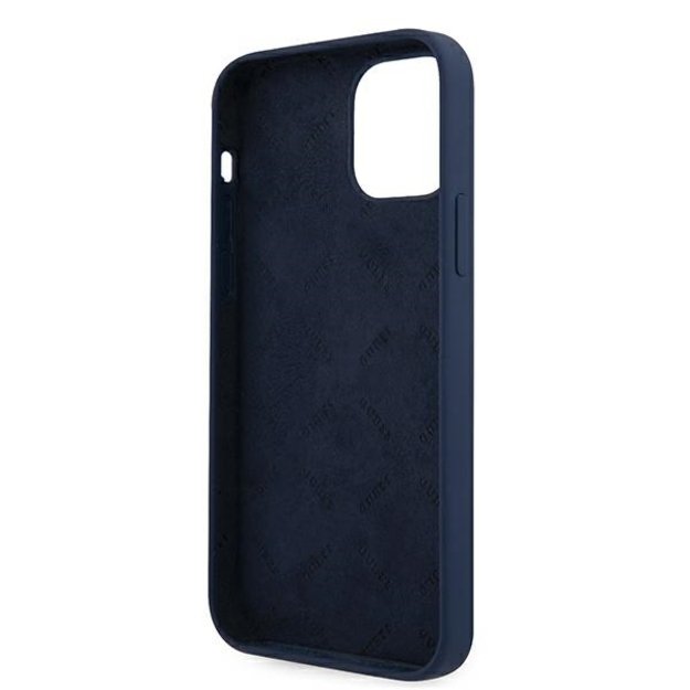 Guess GUHCP12SLSVSBL iPhone 12 mini 5.4&quot  blue/blue hardcase Script Vintage 6