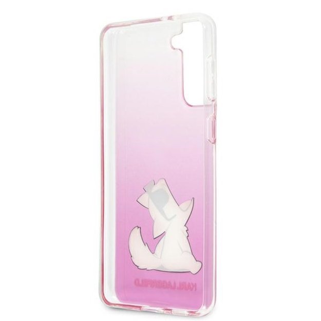 Karl Lagerfeld KLHCS21MCFNRCPI S21+ G996 hardcase różowy/pink Choupette Fun 6