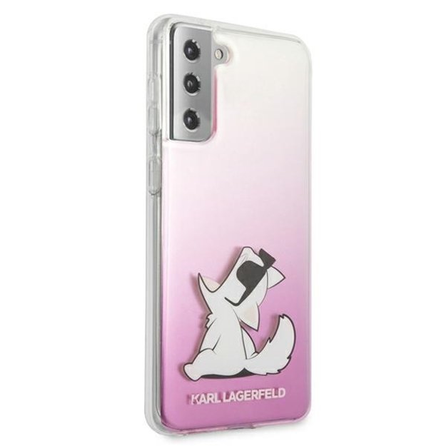 Karl Lagerfeld KLHCS21MCFNRCPI S21+ G996 hardcase różowy/pink Choupette Fun 3