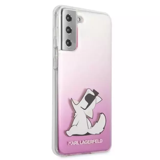Karl Lagerfeld KLHCS21MCFNRCPI S21+ G996 hardcase różowy/pink Choupette Fun 10