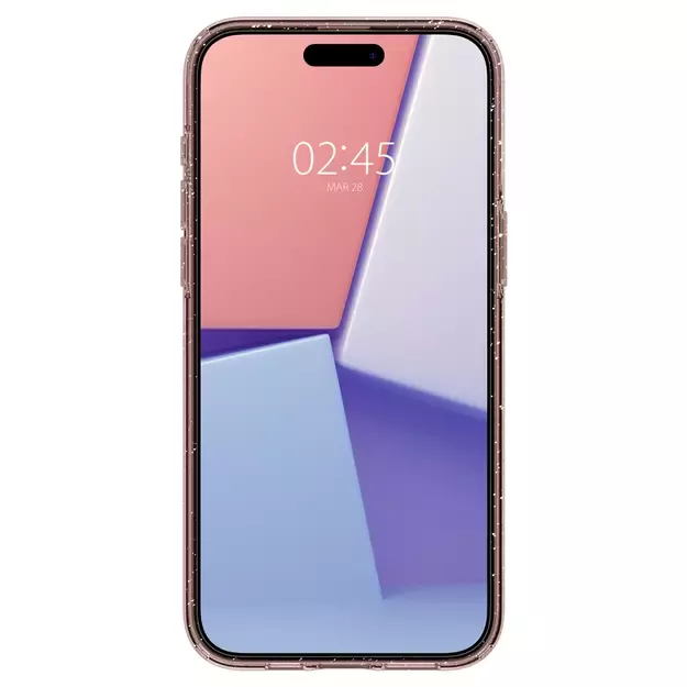 Spigen Liquid Crystal Glitter iPhone 15 Pro Case - Pink/Clear 18