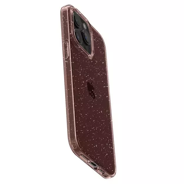 Spigen Liquid Crystal Glitter iPhone 15 Pro Case - Pink/Clear 14