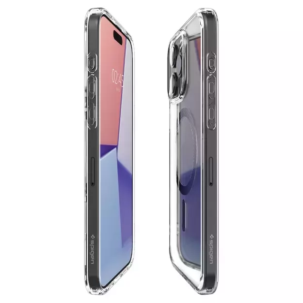 Spigen Ultra Hybrid Mag Case with MagSafe for iPhone 15 Pro Max - Gray 22