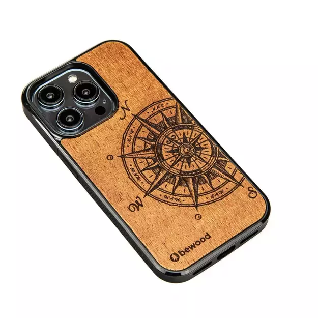 Bewood Traveler Merbau wooden case for iPhone 15 Pro 5