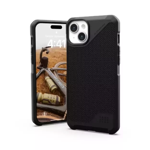 UAG Metropolis LT MagSafe case for iPhone 15 Plus - black kevlar 3
