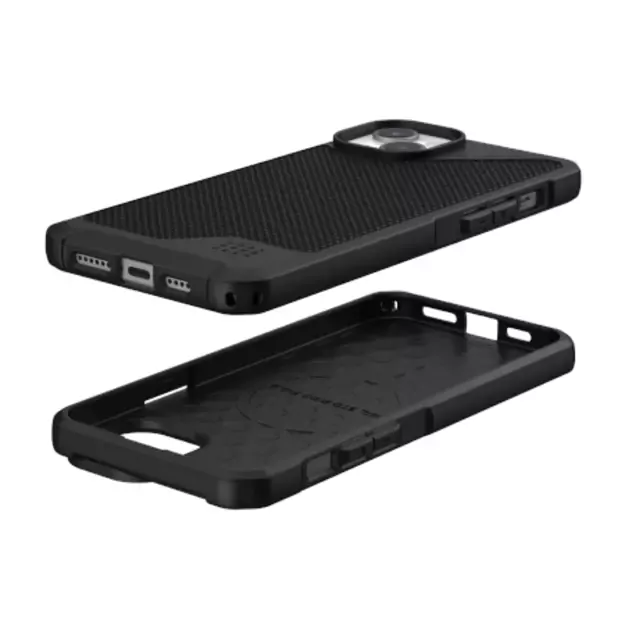 UAG Metropolis LT MagSafe case for iPhone 15 Plus - black kevlar 4