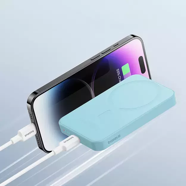 Baseus mini power bank 5000mAh 20W + USB-C cable (20V/3A) - blue 8