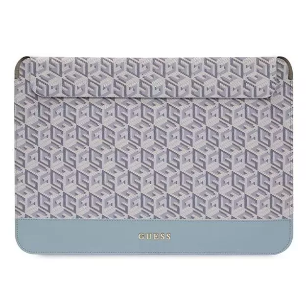 Guess GCube Stripes case for a 16&quot  laptop - blue