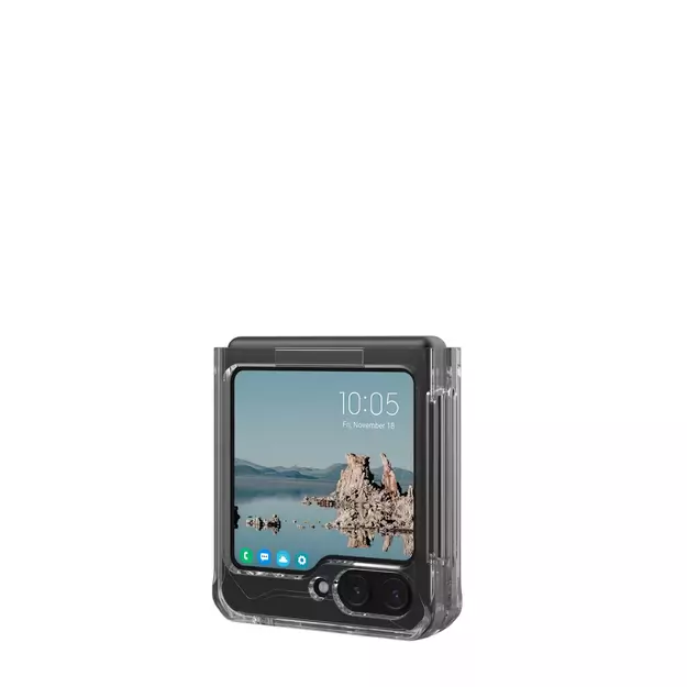 UAG Plyo Pro case with magnetic module for Samsung Galaxy Flip 5 - transparent-gray 5