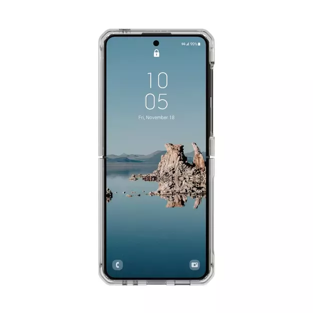 UAG Plyo Pro case with magnetic module for Samsung Galaxy Flip 5 - transparent-gray 3