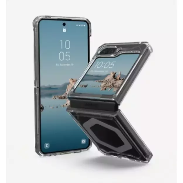 UAG Plyo Pro case with magnetic module for Samsung Galaxy Flip 5 - transparent-gray 2