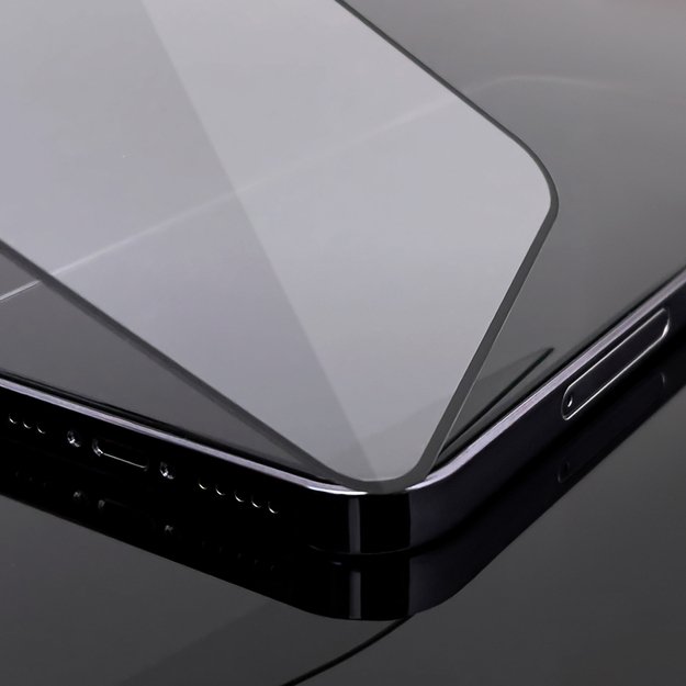 Wozinsky Super Tough Full Glue Tempered Glass Full Screen With Frame Case Friendly Samsung Galaxy A13 / A23 / A23 5G / M13 Black 3