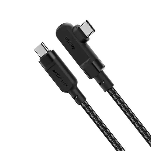 Acefast C5-03 Black USB-C - USB-C PD QC cable 100W 5A 480Mb/s 2m - black 1