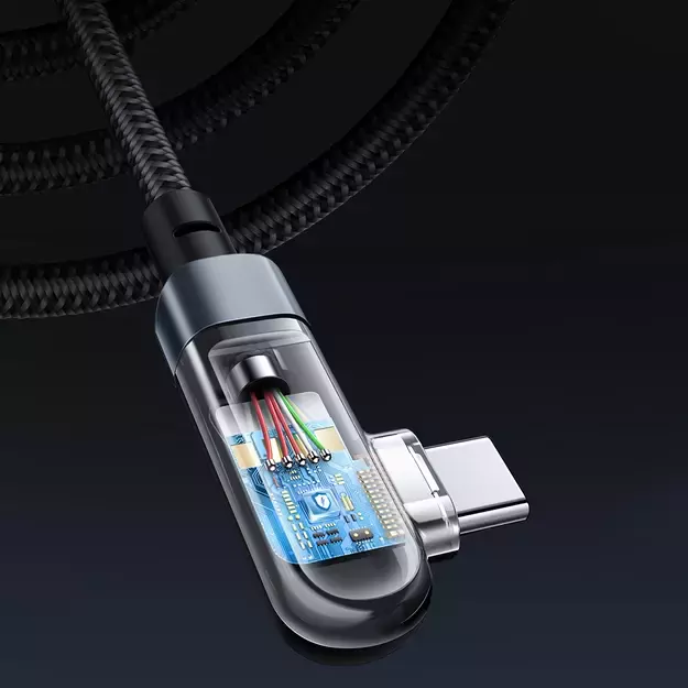 Acefast C5-03 Black USB-C - USB-C PD QC cable 100W 5A 480Mb/s 2m - black 7