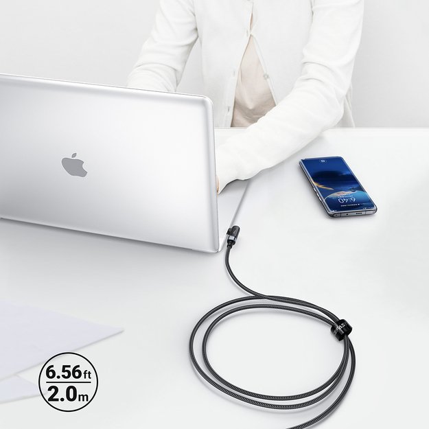 Acefast C5-03 Black USB-C - USB-C PD QC cable 100W 5A 480Mb/s 2m - black 20