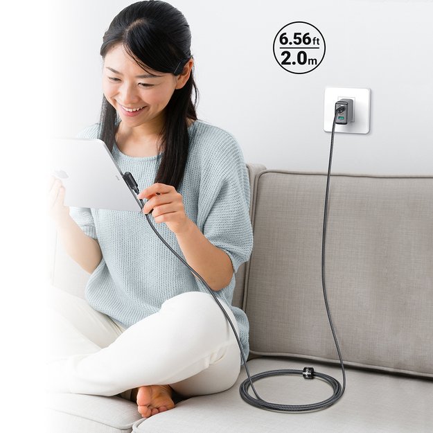 Acefast C5-03 Black USB-C - USB-C PD QC cable 100W 5A 480Mb/s 2m - black 21