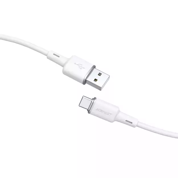 Acefast USB cable - USB Type C 1.2m, 3A white (C2-04 white) 1