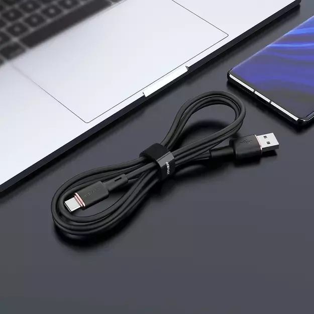 Acefast USB cable - USB Type C 1.2m, 3A white (C2-04 white) 3