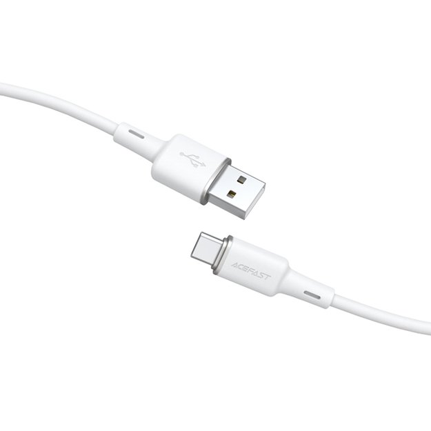 Acefast USB cable - USB Type C 1.2m, 3A white (C2-04 white) 12