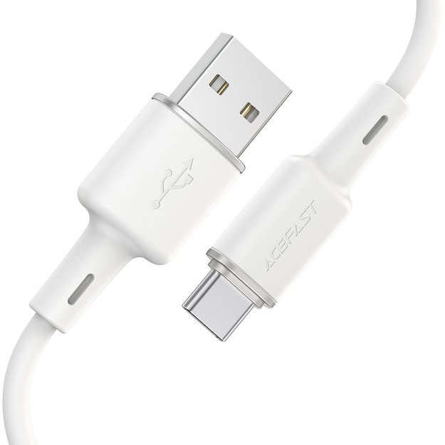 Acefast USB cable - USB Type C 1.2m, 3A white (C2-04 white) 17