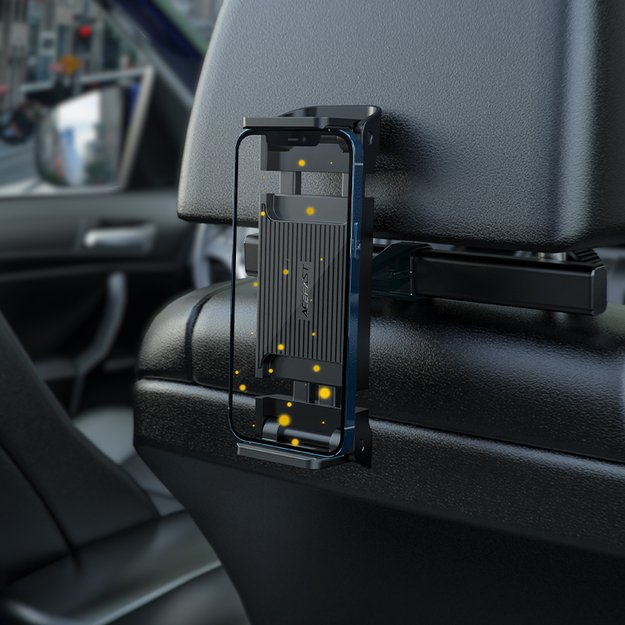 Acefast car headrest holder for phone and tablet (135-230mm wide) black (D8 black) 15