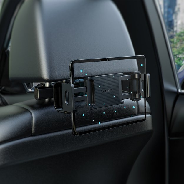Acefast car headrest holder for phone and tablet (135-230mm wide) black (D8 black) 16