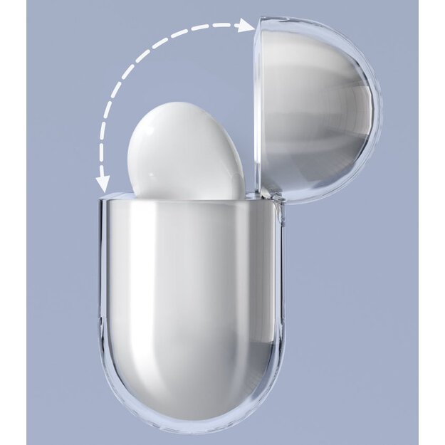 Case for AirPods 2 / AirPods 1 rigid, strong, transparent cover for headphones (case A) 4