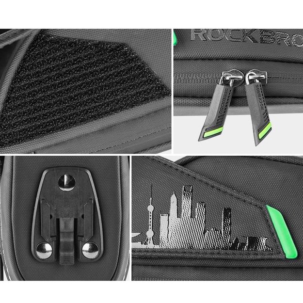 Rockbros C27-1 bicycle bag under the saddle - black 7