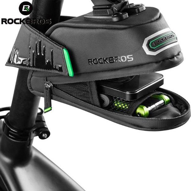 Rockbros C27-1 bicycle bag under the saddle - black 6