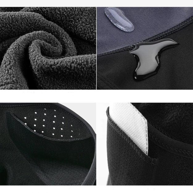 Rockbros LF8113-2 cycling balaclava, universal size - black and gray 1