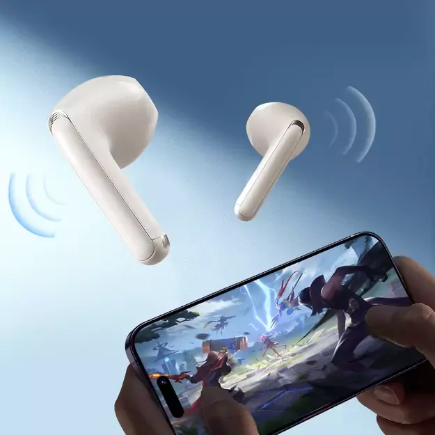 TWS Joyroom Funpods Series JR-FB1 Bluetooth 5.3 wireless headphones - beige 7