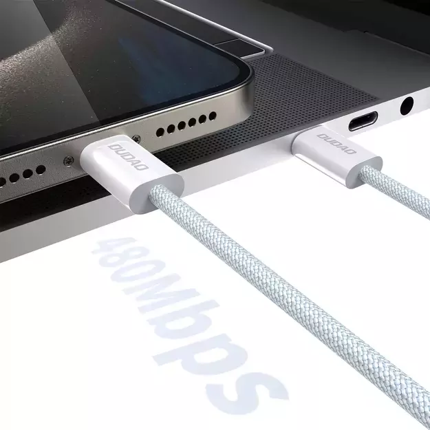 Dudao L6C USB-C - USB-C PD 30W cable 2m - light blue 8