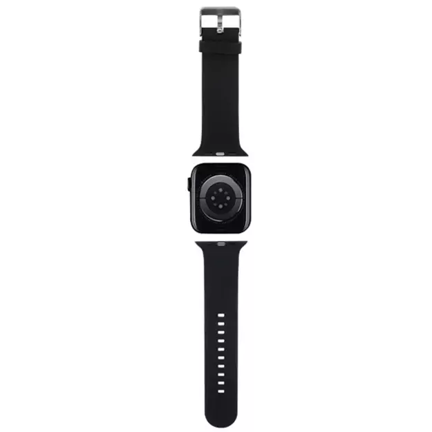 Karl Lagerfeld 3D Rubber Karl&Choupette Heads strap for Apple Watch 42/44/45/49mm - black 4