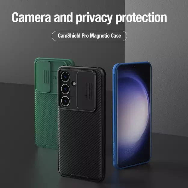 Nillkin CamShield Pro armored case with camera cover for Samsung Galaxy S24+ - green 6