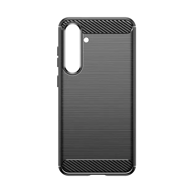 Case for Carbon Case Samsung Galaxy S24+ flexible silicone carbon cover - black 5