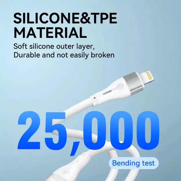Wozinsky WSTCL2 Lightning / USB-C PD 27W cable 2 m - white 6