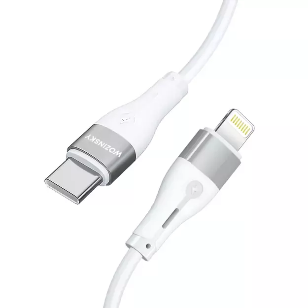 Wozinsky WSTCL2 Lightning / USB-C PD 27W cable 2 m - white 2