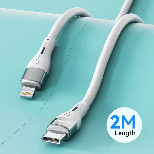 Wozinsky WSTCL2 Lightning / USB-C PD 27W cable 2 m - white 5