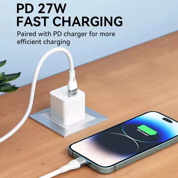 Wozinsky WSTCL2 Lightning / USB-C PD 27W cable 2 m - white 8
