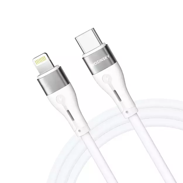 Wozinsky WSTCL2 Lightning / USB-C PD 27W cable 2 m - white 3