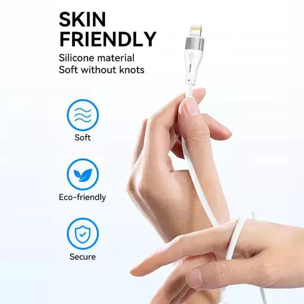 Wozinsky WSTCL2 Lightning / USB-C PD 27W cable 2 m - white 7