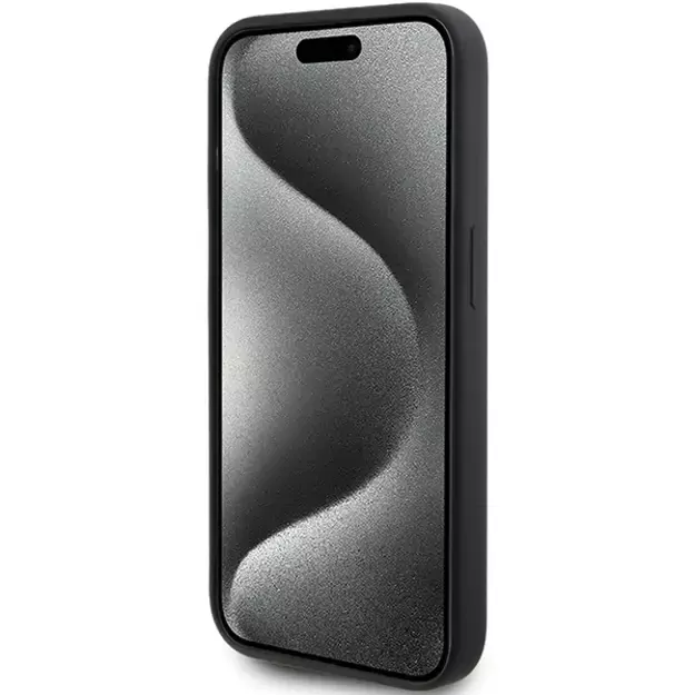 Karl Lagerfeld Silicone Karl Script case for iPhone 15 Pro - black 4