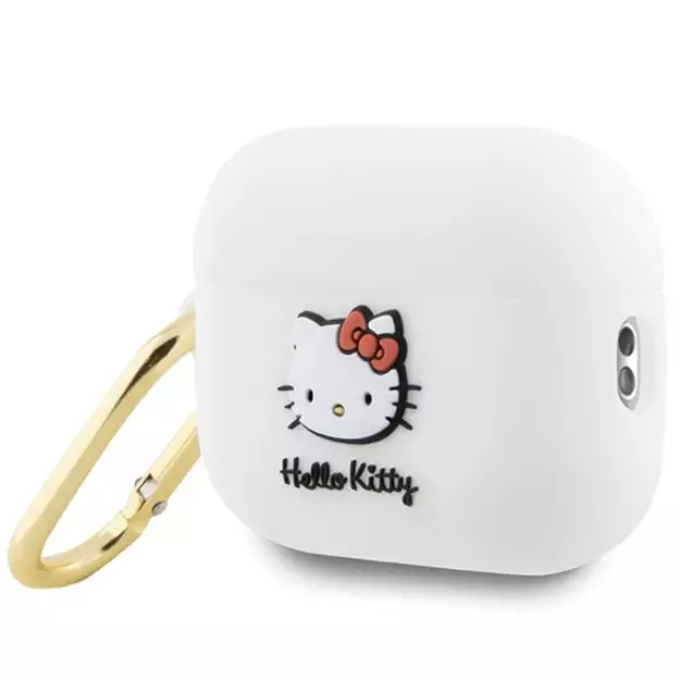 Hello Kitty Silicone 3D Kitty Head case for AirPods Pro 2 (2022/2023) - white 2