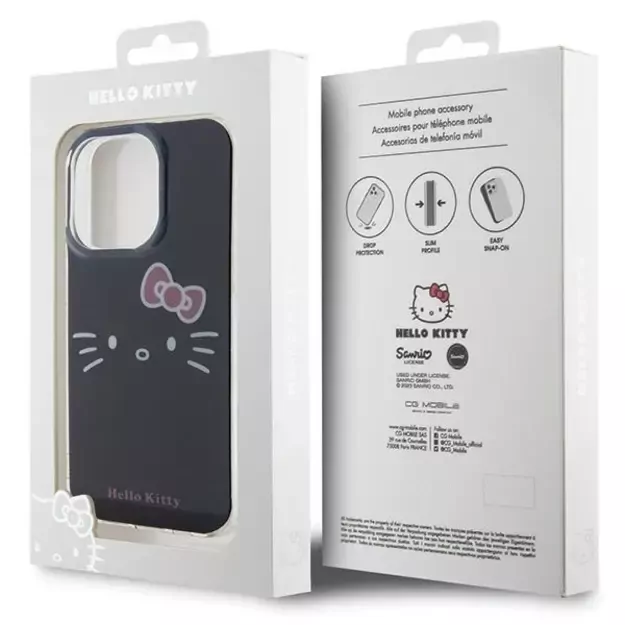 Hello Kitty IML Kitty Face case for iPhone 15 Pro - black 7