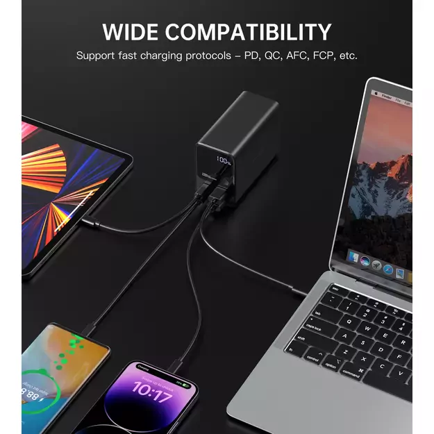 Choetech B635BK USB-A / USB-C Powerbank 22.5W 27000mAh - black 7