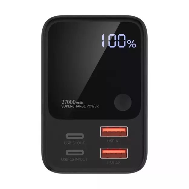 Choetech B635BK USB-A / USB-C Powerbank 22.5W 27000mAh - black 1