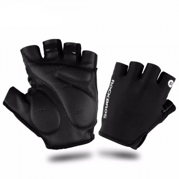 Rockbros S106BK cycling gloves, size M - black 3