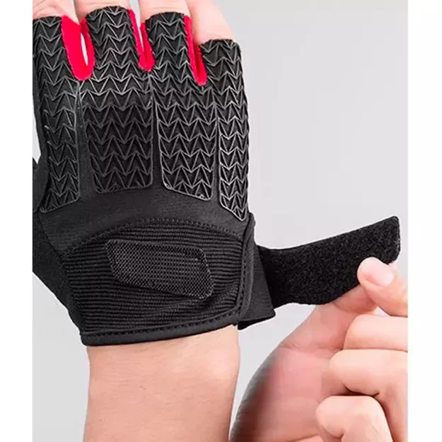 Rockbros S169BR S cycling gloves with gel inserts - black and red 7